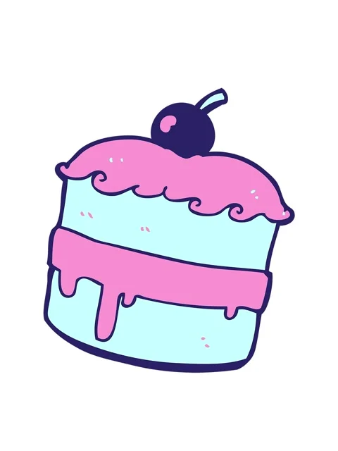 Shaking motion animation of a cartoon cake Vídeos de archivo 324171507