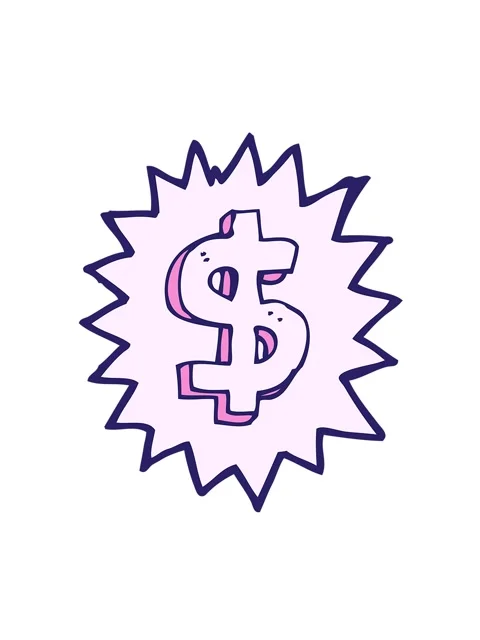 Shaking motion animation of cartoon dollar symbol Stock Footage 324086088
