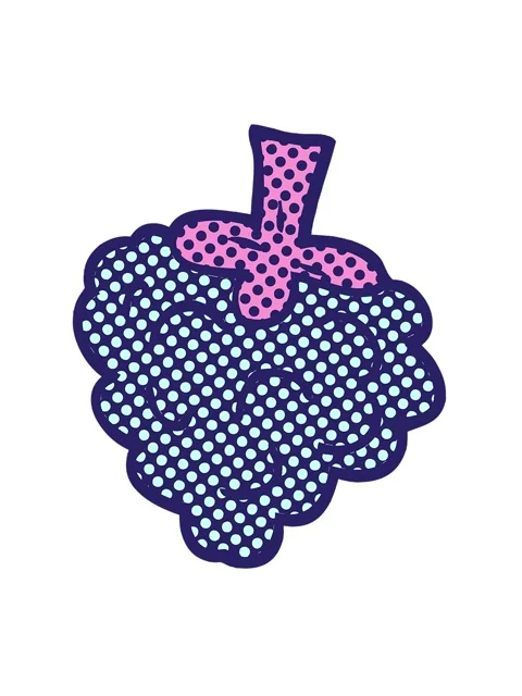 Shaking motion animation of cartoon doodle raspberry Stock Footage 324183804