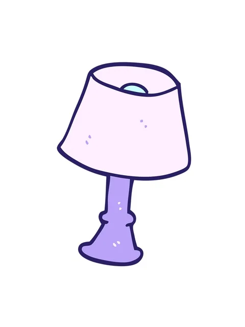 Shaking motion animation of cartoon doodle house lamp Stock Footage 324203605