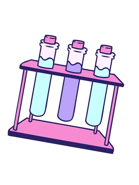 Shaking motion animation of cartoon doodle of a science test tube Stock Footage 324440349