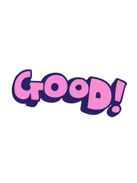 Shaking motion animation of cartoon doodle word good Stock Footage 324467793