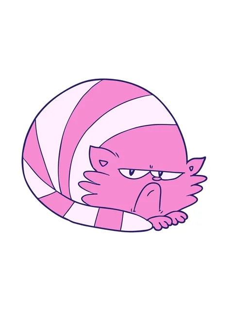 Shaking motion animation of cartoon grumpy cat 動画素材 324173535