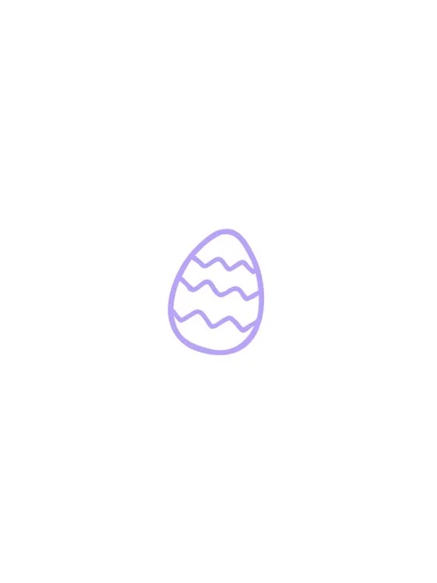 Shaking motion animation of cartoon painted easter egg icon Stock Footage 324205155
