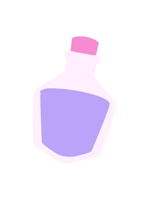 Shaking motion animation of cartoon potion bottle Vídeo Stock 324134862