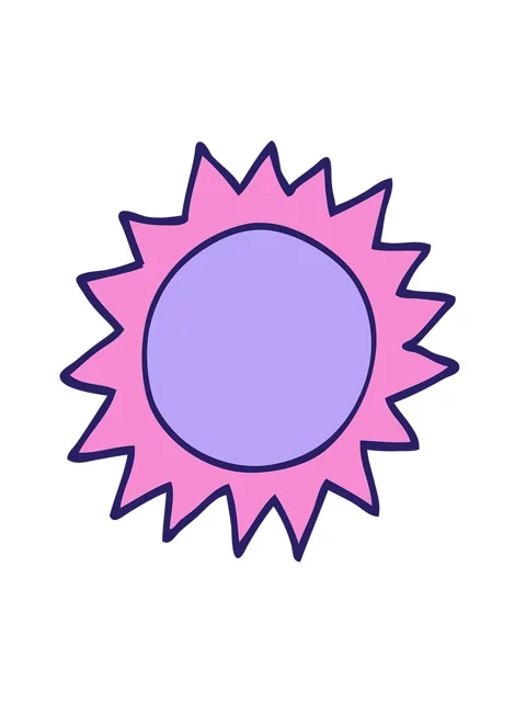 Shaking motion animation of cartoon sun design Stock Footage 324392848