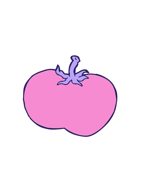 Shaking motion animation of a cartoon tomato Stock Footage 324167628