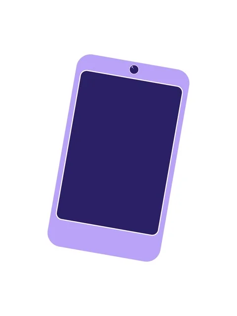 Shaking motion animation of cell phone graphic vector illustration icon Stock Footage 324377328