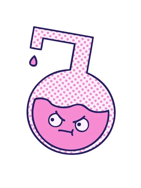 Shaking motion animation of comic book style cartoon of a science experiment 스톡 동영상 324371216