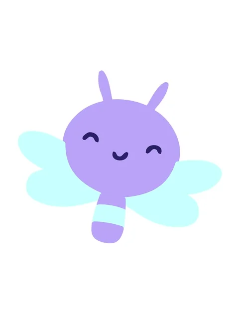 Shaking motion animation of cute cartoon bug design Stock Footage 324374536
