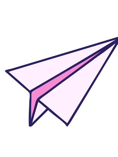 Shaking motion animation of cute cartoon of a paper plane Stock Footage 324456889
