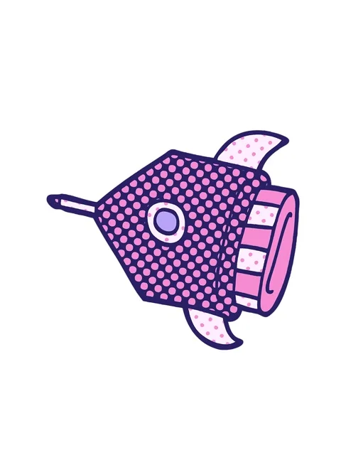 Shaking motion animation of a doodle of a rocket Stock Footage 324392903