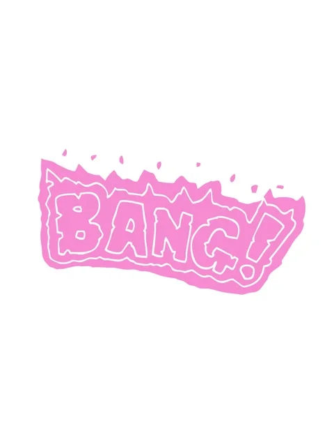 Shaking motion animation of doodle word bang Stock Footage 324192040