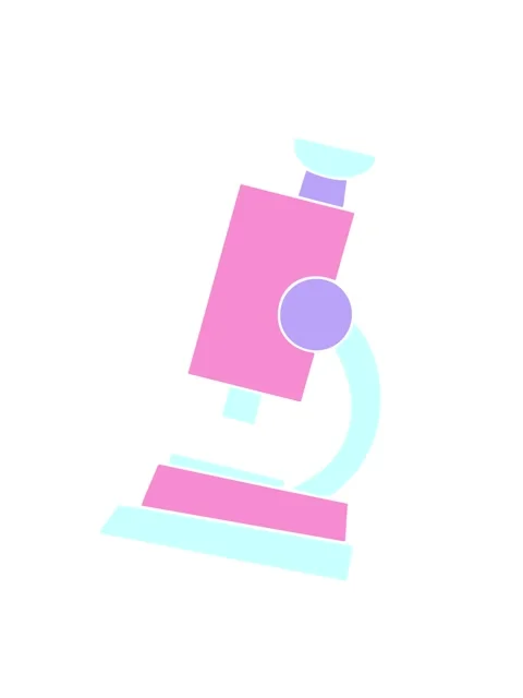 Shaking motion animation of flat symbol of a science microscope icon Stock Footage 324197108