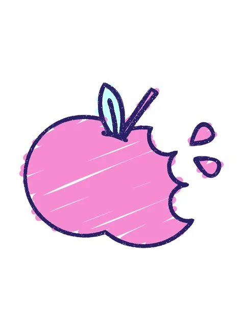 Shaking motion animation of Fruit Chalk Drawing design Stock Footage 324459406