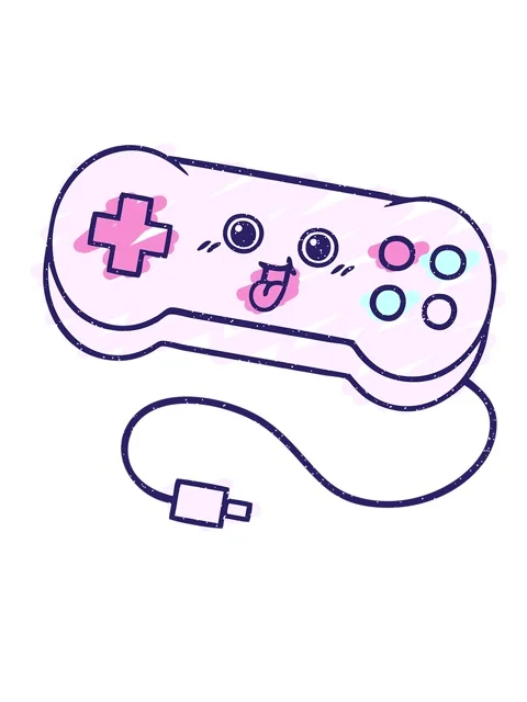 Shaking motion animation of Game Controller Chalk Drawing Video stock 324244509