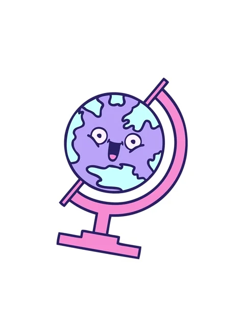 Shaking motion animation of globe of the world Stock Footage 324197437
