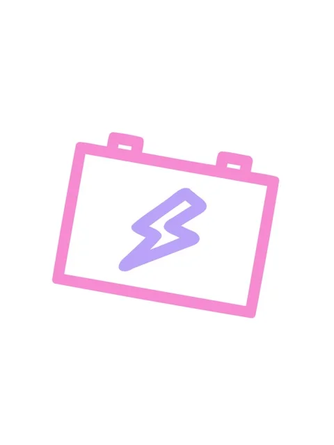 Shaking motion animation of industrial battery symbol icon Stock Footage 324171070