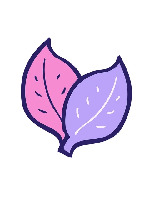 Shaking motion animation of leaf drawing cartoon Stock Footage 324478863