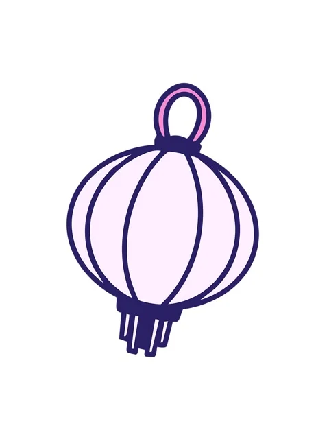 Shaking motion animation of a paper lantern traditonal japanese craft Vídeos de archivo 324044157