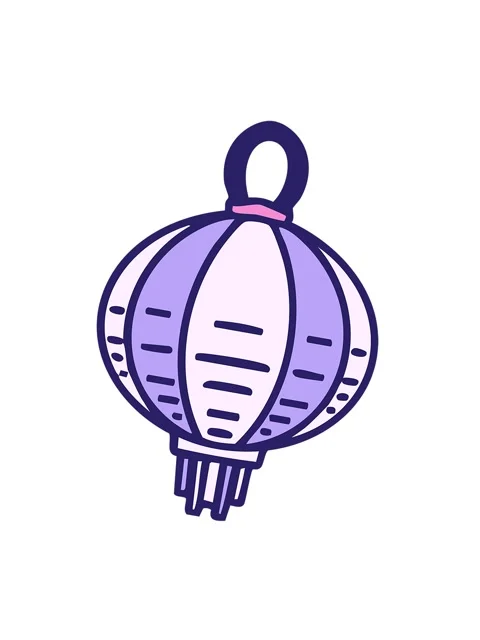 Shaking motion animation of a paper made lamp in traditonal japanese craft .. Stock Footage 324358347