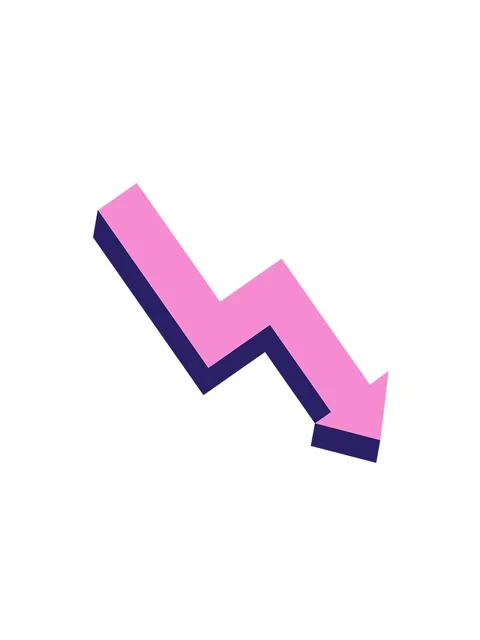 Shaking motion animation of performance arrow graphic illustration icon Stock Footage 324078585