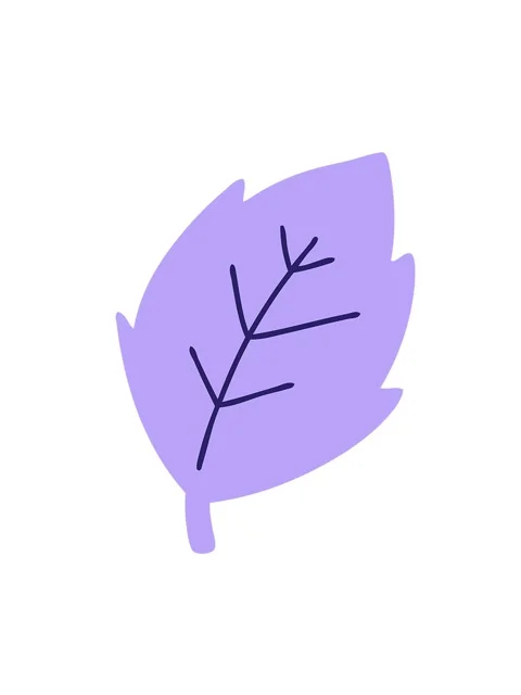Shaking motion animation of simple cartoon leaf Video stock 324043206