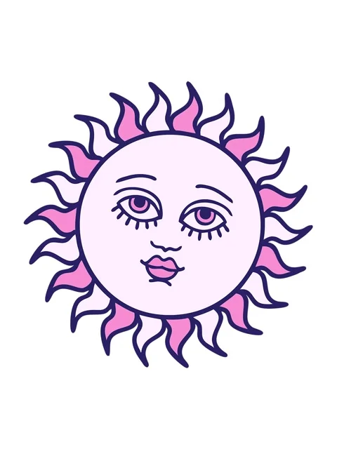 Shaking motion animation of smiling sun design Stock Footage 324473955