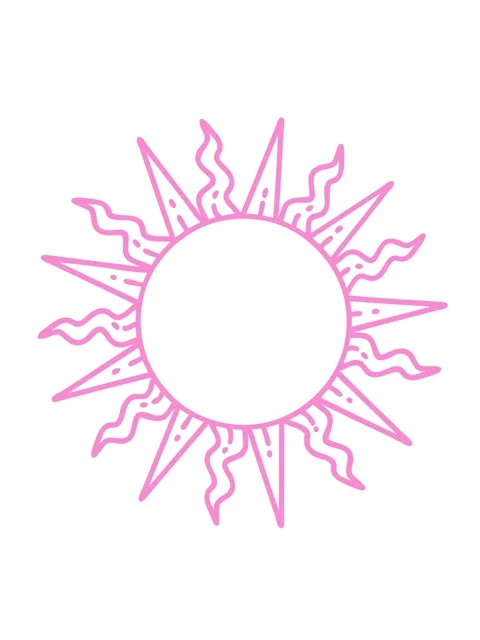 Shaking motion animation of tattoo sun Stock Footage 324493724
