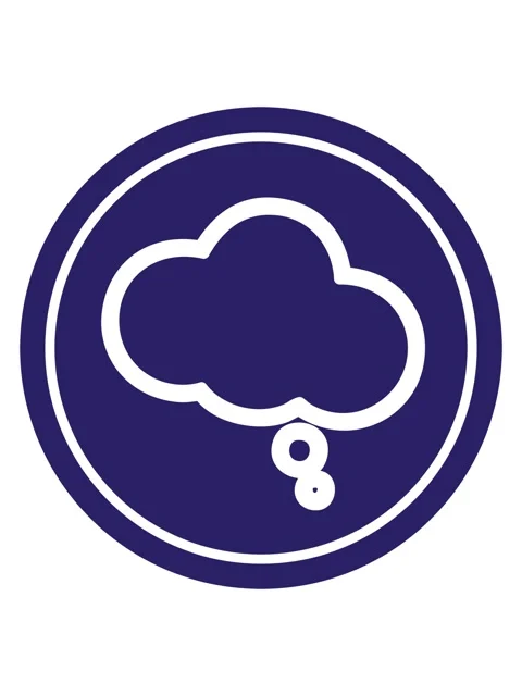 Shaking motion animation of thought bubble circular icon symbol Stock Footage 324438163