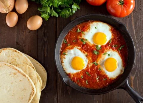 Shakshuka Foto stock