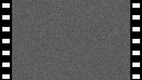 Shaky background with black and white film strips vintage retro movie frame Stock Footage 314504751