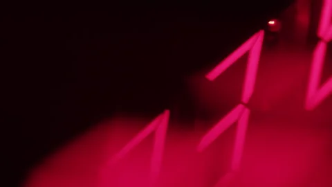 Shaky Macro Details of Digital Clock Video stock 208806006