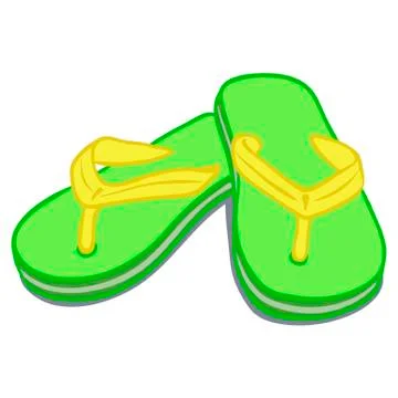 Shale beach green Stock Illustration