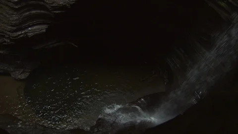 Shale cavern Stock Footage 123799963