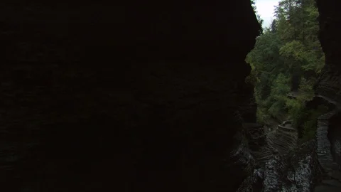 Shale cavern Stock Footage 123800990