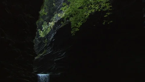 Shale cavern Stock Footage 123801924