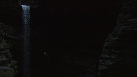 Shale cavern Stock Footage 123802421