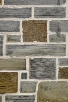 Shale Cobblestone Wall Stock Photos