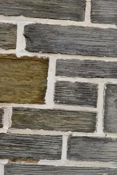 Shale Cobblestone Wall Stock Photos