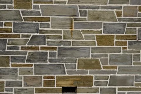 Shale Cobblestone Wall Stock Photos