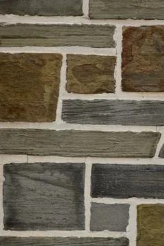 Shale Cobblestone Wall Stock Photos