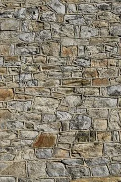 Shale Cobblestone Wall Stock Photos