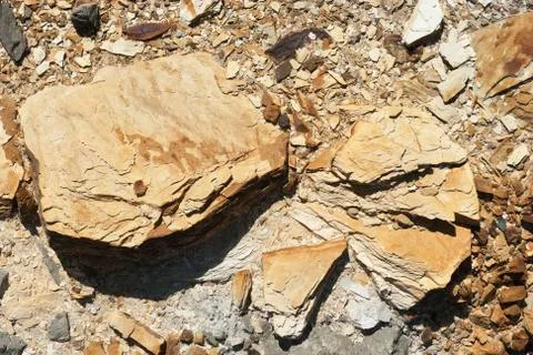 Shale fragments Stock Photos