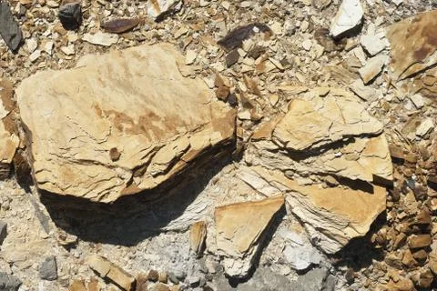Shale fragments Stock Photos