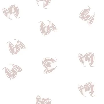 Shallot onion glyph seamless pattern Stock Illustration