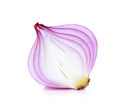 Shallots isolated on white background Stock Photos