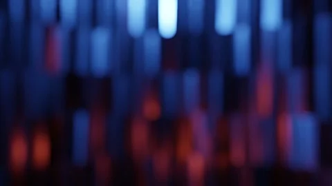 Shallow depth of field bokeh blur abstract elevator seamless looping animation. Stock Footage 136152513