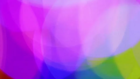 Shallow depth of field bokeh from Christmas lights. Colourful blur effect. Stock Footage 284570816