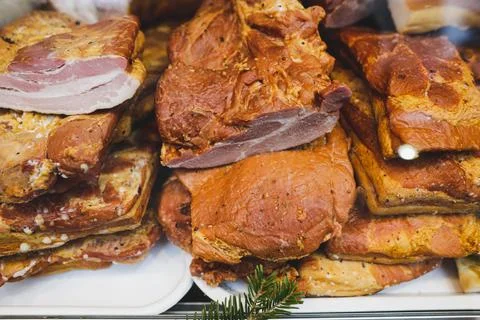 Shallow depth of field (selective focus) image with traditional Romanian wint Stock-Fotos